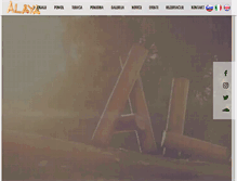 Tablet Screenshot of alaya.si