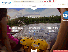 Tablet Screenshot of alaya.com.br
